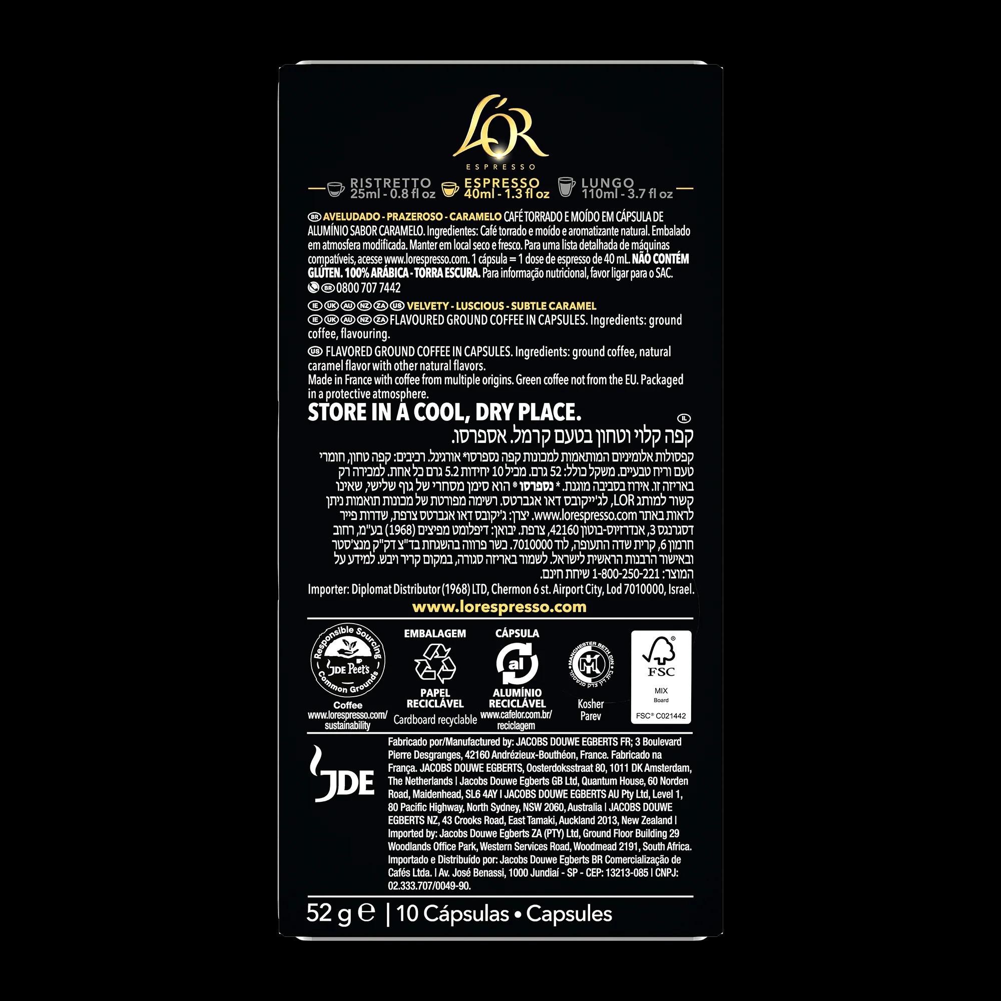 (100ct) L'Or Nespresso Capsules Variety Pack - Gallery 17