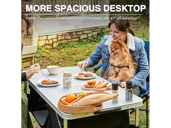 EVER ADVANCED Folding Camping Table - Gallery 5