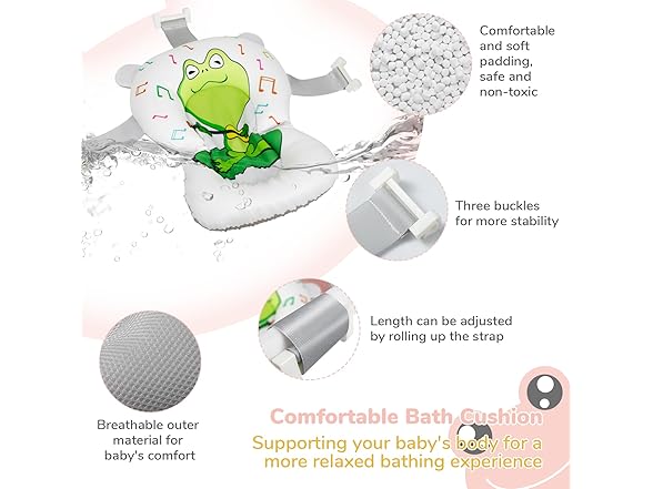 DEANIC Collapsible Baby Bathtub, Pink