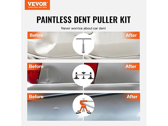 VEVOR 107 PCS Dent Removal Kit