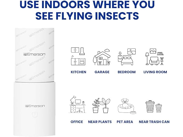 Emerson ITL5107 Indoor Plug-in Fly & Bug Catcher