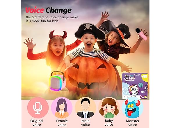 OUTUVAS Karaoke Machine for Kids
