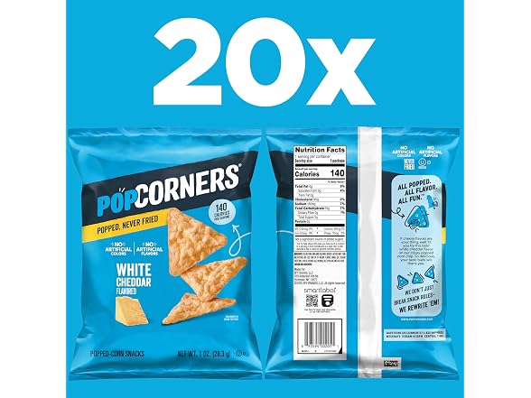 Popcorners Popped Corn Snacks