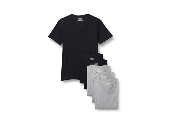 Amazon Essentials Mens VNeck Undershirt 6Pk - Gallery 4