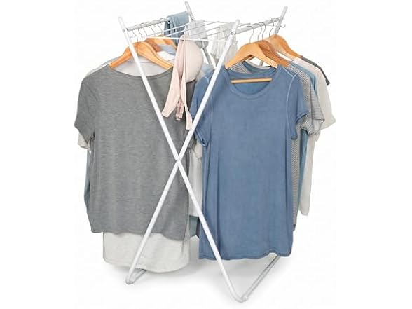 Honey-Can-Do Easy-Fold Collapsible Clothes Drying Rack