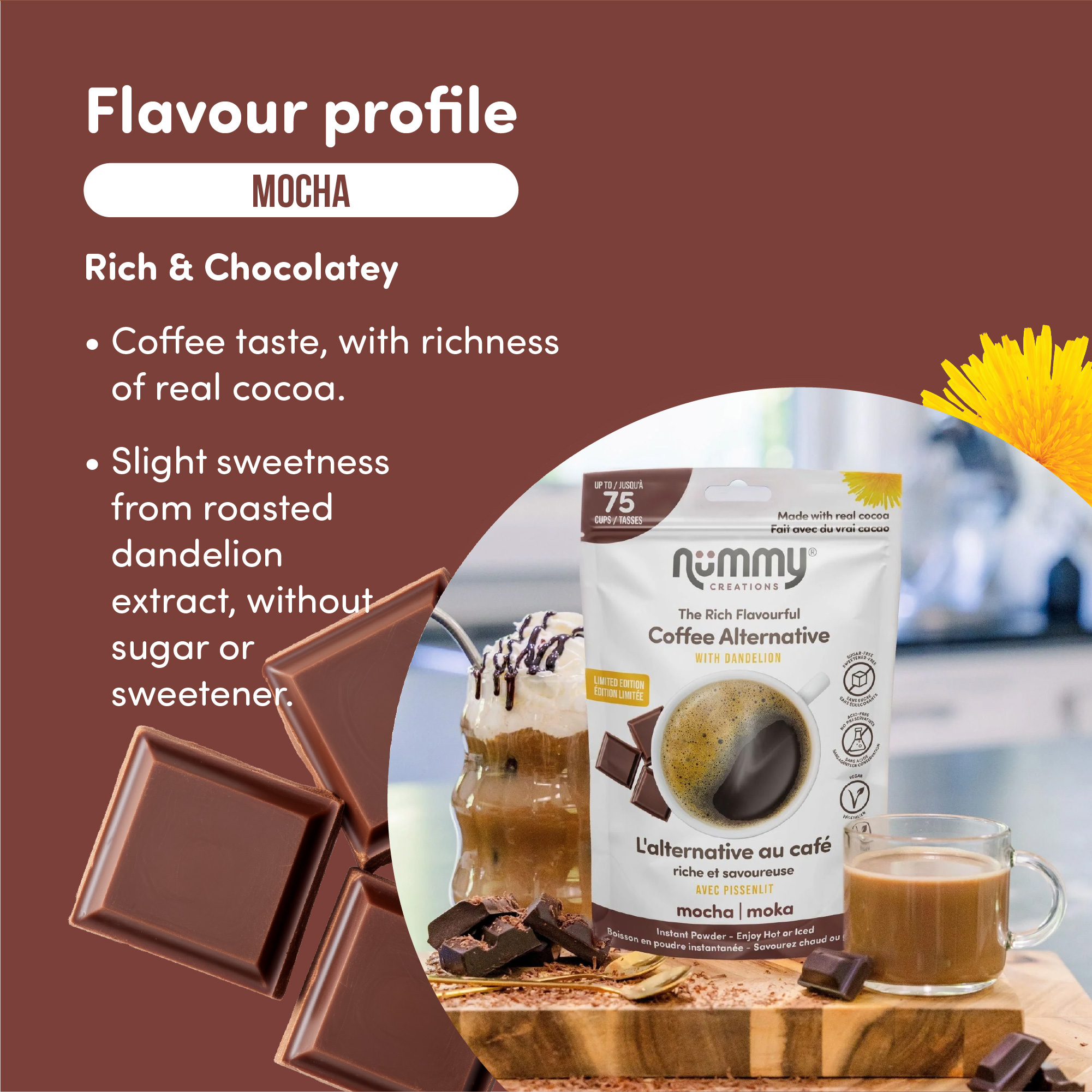 (3pk) Decaf Herbal Coffee Nummy Creations- Your Choice - Gallery 30