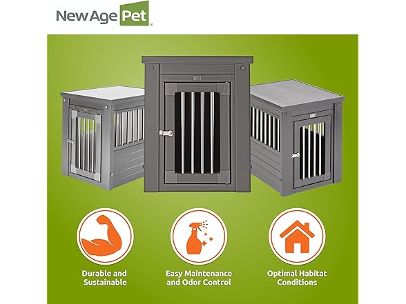 New Age Pet ecoFLEX Pet Crate/End Table
