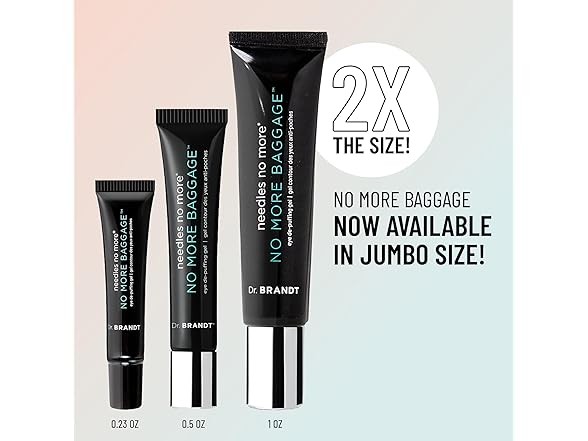 Dr. Brandt Needles No More, No More Baggage - 0.5 oz