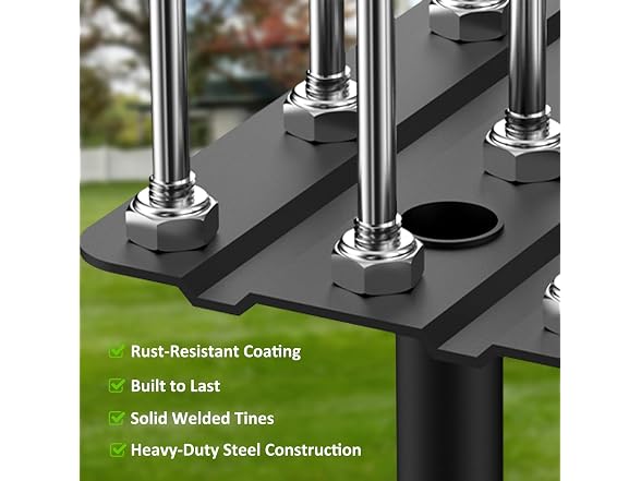 TOPHDY GAR-63 Lawn Aerator Spike Tool, 15 Spikes
