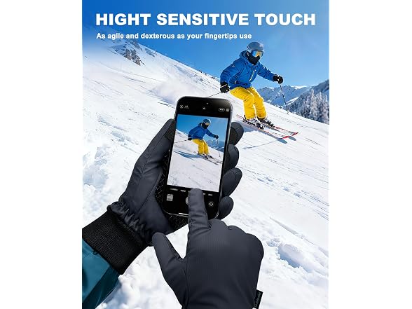 OnWander Waterproof Winter Warm Gloves