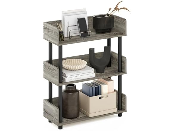 French Oak/Black, 3-Tier