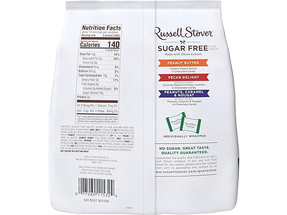 Russell Stover SF Assorted Choc Nuts 15oz