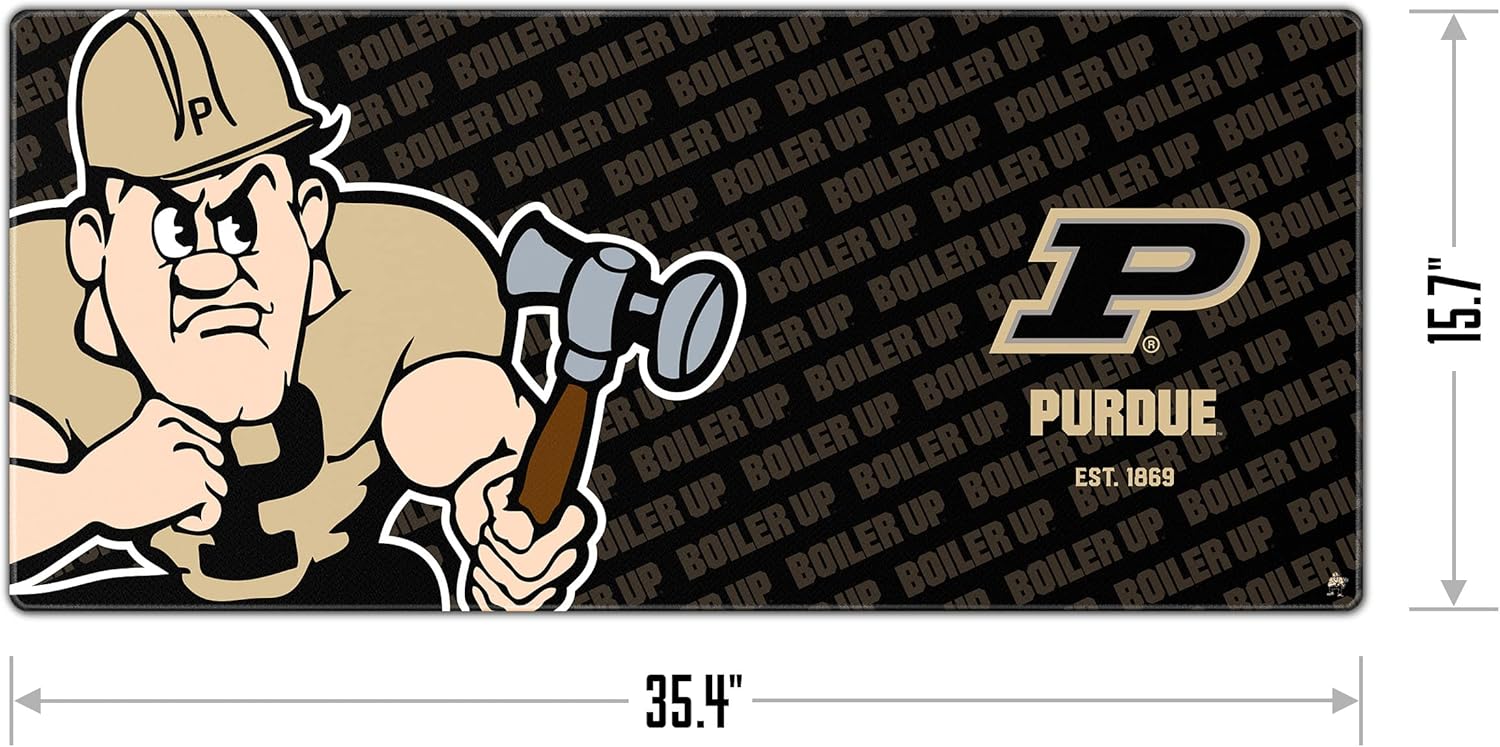 YouTheFan NCAA Purdue Boilermakers Logo Series Desk Pad - Gallery 6