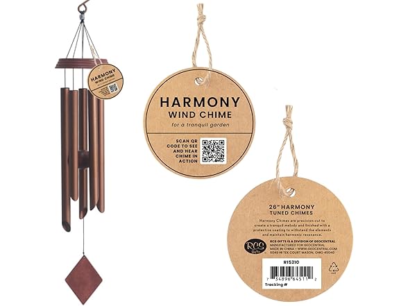 Red Carpet Studios Wind Chime 26" Bronze