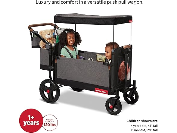 Radio Flyer Atlas Stroller Wagon for Kids
