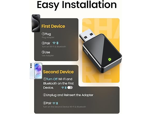 Wireless CarPlay Adapter | One Click