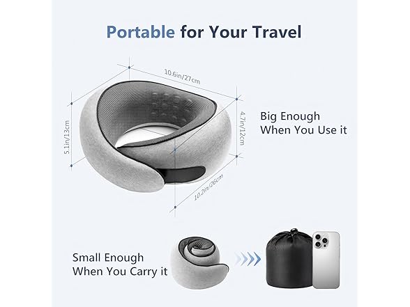 Purroch travel neck pillow