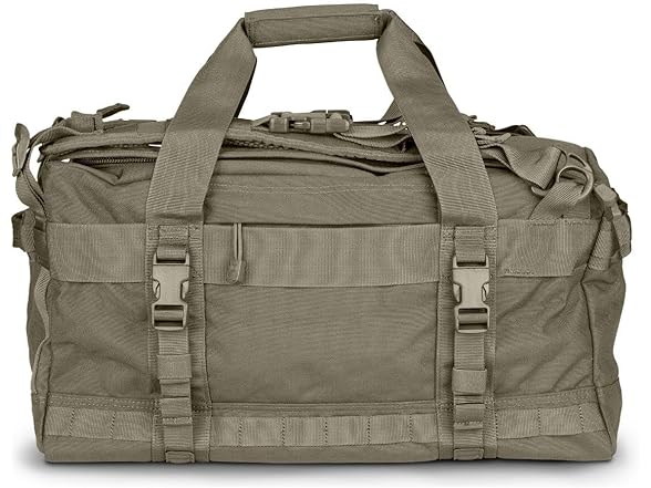 5.11 Tactical Duffel Bag for Travel, Water-Resistant Nylon, Medium, Rush LBD MIKE, 40L, Ranger Green, Style 56293ABR (Open Box)