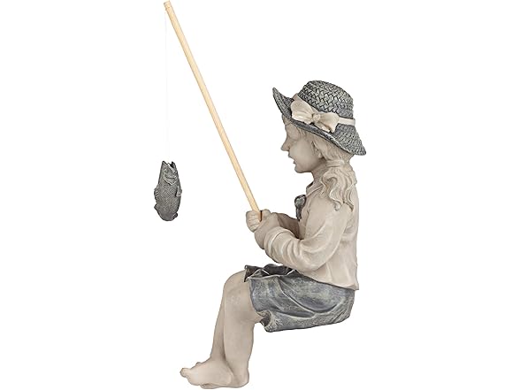 Fisherwoman Nellie Girl Garden Statue