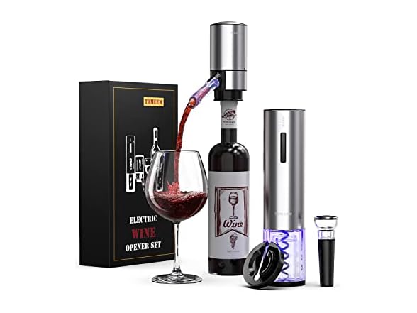 TOMEEM BC052925070004 Electric Wine Bottle Opener Se