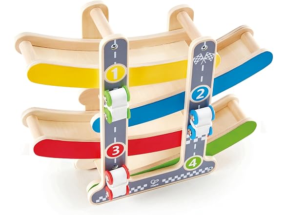 Hape Toddler Wooden Race Track Car