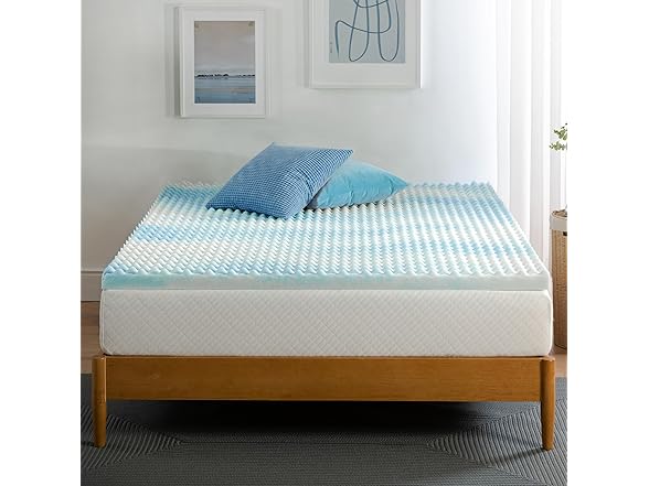 ZINUS 2" Swirl Gel Cooling Memory Foam Full Mattress
