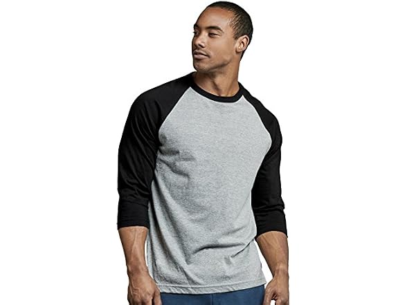 TOP PRO Men (M) Sleeve Casual Raglan Jersey Shirt