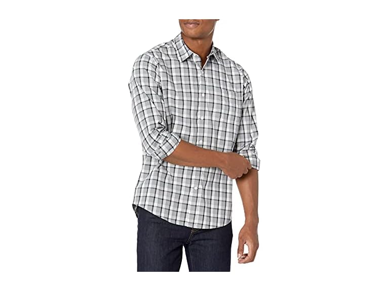 Amazon Essentials Mens LS Casual Poplin Shirt - Gallery 27