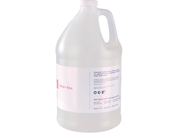 Zogics Citrus and Aloe Hand Soap 1 Gallon