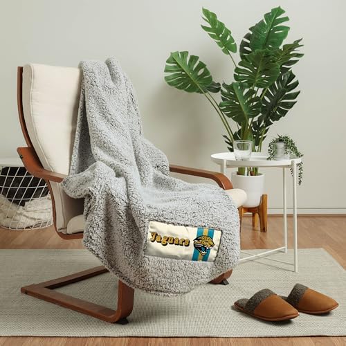 FOCO NFL Retro Style Cloud Sherpa Throw Blanket
