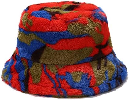 Women's Faux Fur Fuzzy Bucket Hat