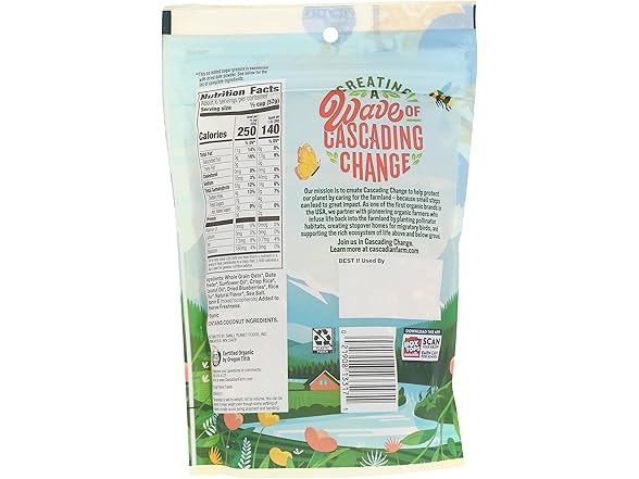 1CT Cascadian Farm Organic Blueberry Vanilla, 11 oz.