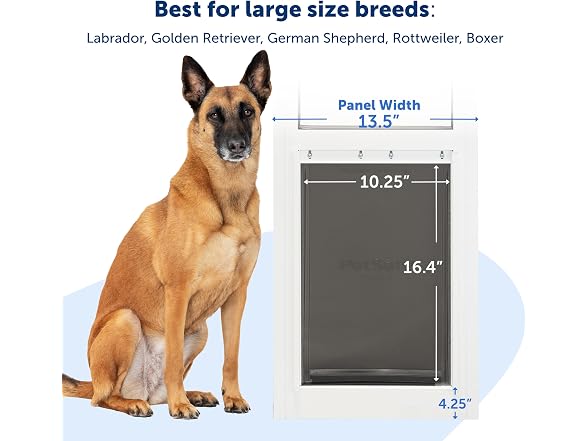 PetSafe Sliding Glass Pet Door, 1 Piece, Dog