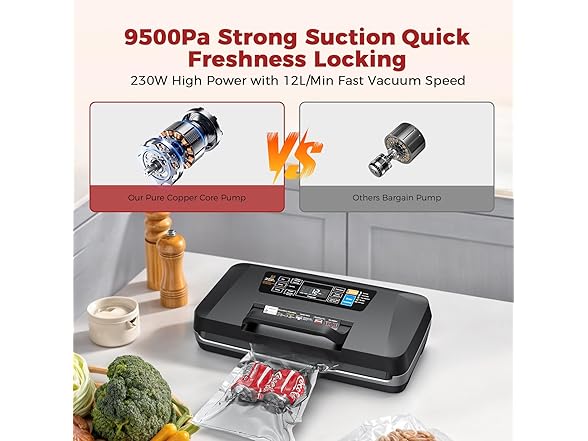 ROUUO Vacuum Sealer Machine