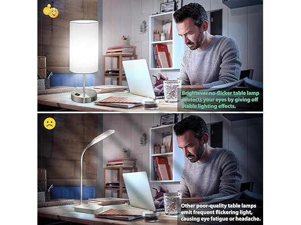 Brightever Touch Control Table Lamps