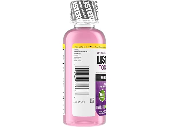 Listerine Total Care Zero Mouthwash 3.2 oz