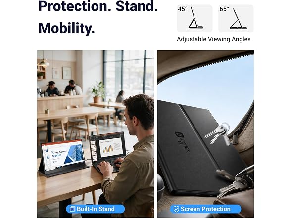 Ingnok Portable Monitor for Laptop,15.6'' 1080P