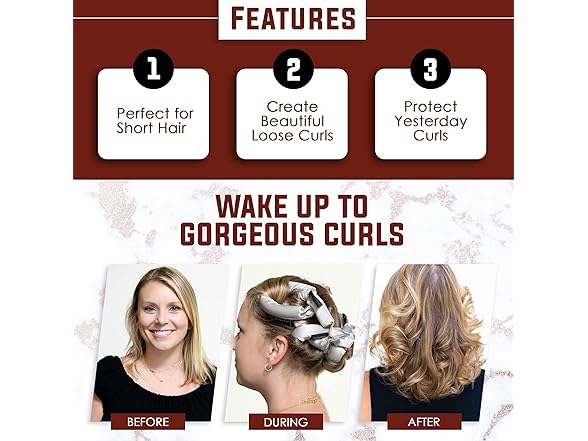 Heatless Hair Styling Set