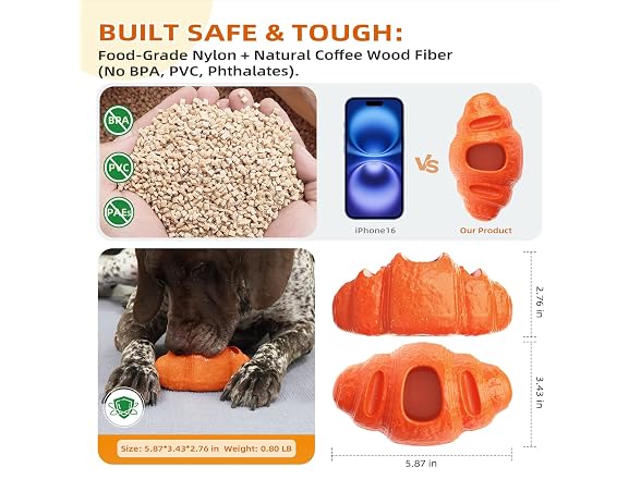 DAMDANLUNO 2pack Durable Frozen Dog