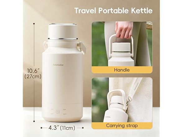 Felizbebe 33.8 Oz/1000mL Portable