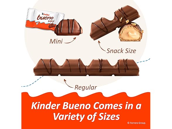 Kinder Bueno Dark Hazelnut Bars 30ct 1.5