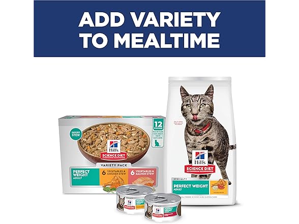 Hill's Science Diet Adult Perfect Weight Cat Food 15 lb.