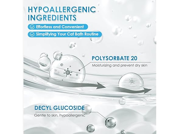 Waterless Cat Shampoo+Cat Brush