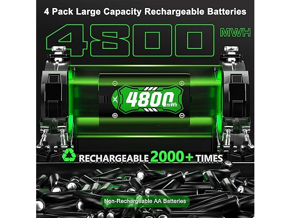 Xbox Controller Rechargeable Battery 4-Pack
