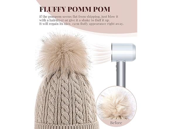Alepo Women (OS) Winter Beanie Hat Navy