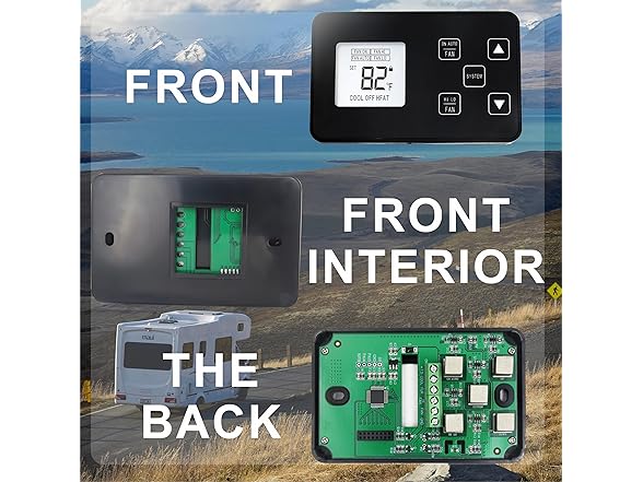 GeRRiT RV LCD Screen Digital Thermostat
