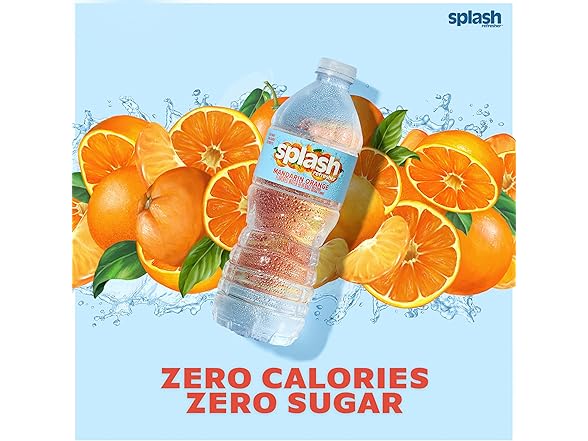 24PK SPLASH REFRESHER Flavored Water, Orange