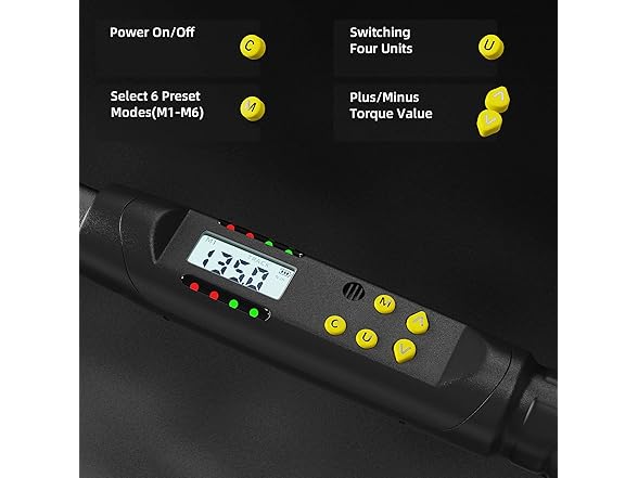 TAGVIT Digital Torque Wrench 1/2 Inch