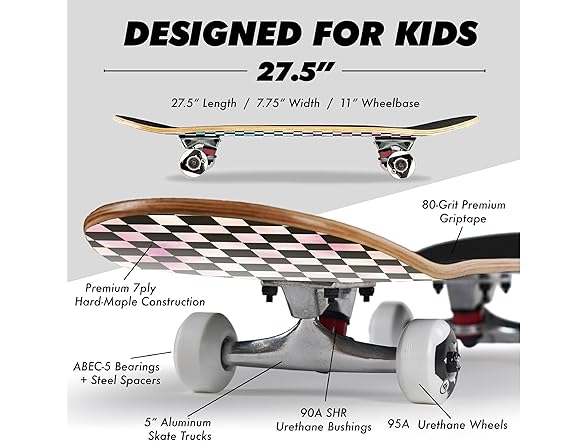 Magneto Skateboard - 27.5 x 7.75in Youth