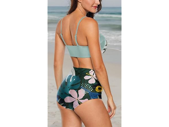 Angerella Girls (L) Swimsuits Retro Halter Bikini